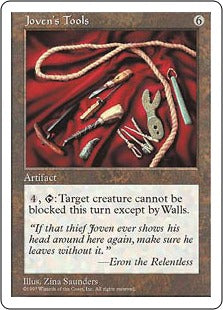 [386]【EN】ジョーヴンの泥棒道具/Joven's Tools【5ED】[U][茶]