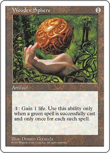 [409]【EN】森の宝球/Wooden Sphere【5ED】[U][茶]