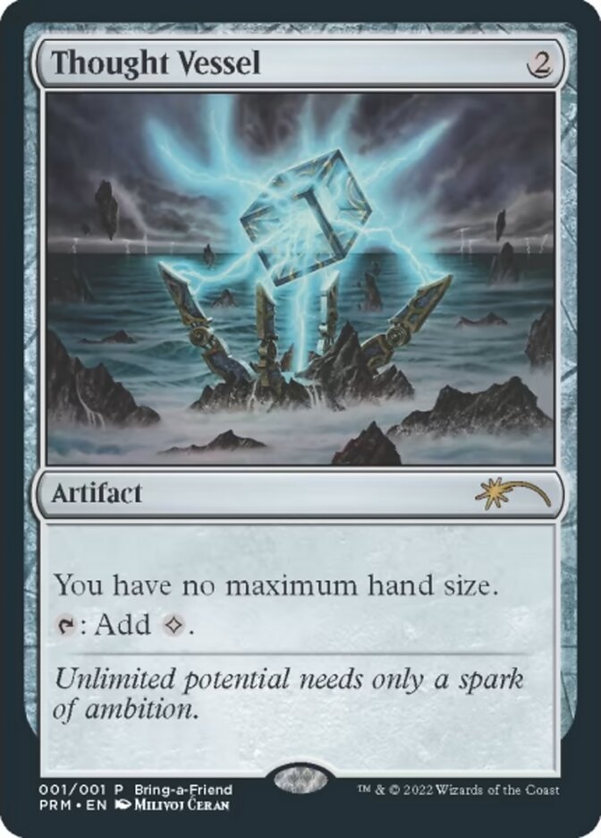 [001]【JP】【FOIL】思考の器【PROMO】[-][茶]【MTG-PROMO】