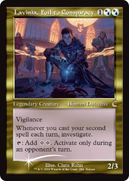 [284]【EN】【FOIL】Lavinia, Foil to Conspiracy【PRM】[P][多色]