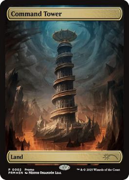 [002]【EN】【FOIL】■ボーダーレス■統率の塔/Command Tower【PRM】[P][土地]