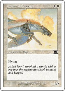 [005]【JP】鎧のペガサス/Armored Pegasus【6ED】[C][白]
