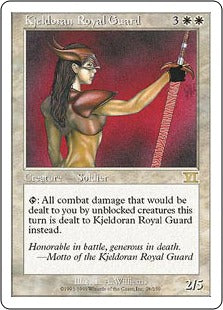 [028]【EN】キイェルドーの近衛隊/Kjeldoran Royal Guard【6ED】[R][白]