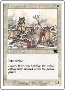 [048]【EN】ツンドラ狼/Tundra Wolves【6ED】[C][白]