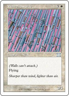 [051]【EN】剣の壁/Wall of Swords【6ED】[U][白]