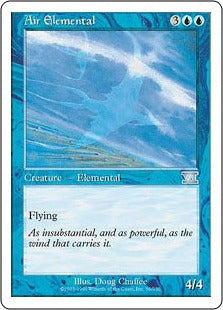 [056]【EN】大気の精霊/Air Elemental【6ED】[U][青]