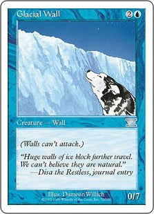 [072]【EN】氷河の壁/Glacial Wall【6ED】[U][青]