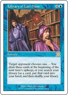 [078]【JP】ラト・ナムの図書館/Library of Lat-Nam【6ED】[R][青]