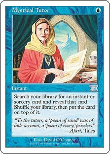 [083]【JP】神秘の教示者/Mystical Tutor【6ED】[U][青]