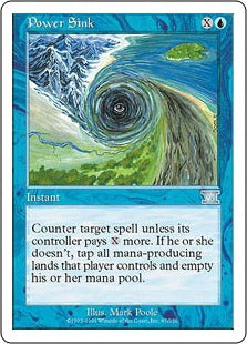 [087]【EN】魔力消沈/Power Sink【6ED】[U][青]