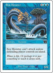 [096]【EN】シー・モンスター/Sea Monster【6ED】[C][青]