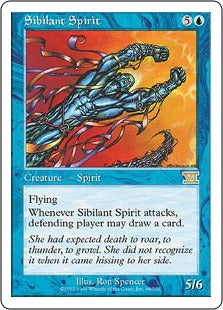 [098]【JP】風鳴りの精/Sibilant Spirit【6ED】[R][青]