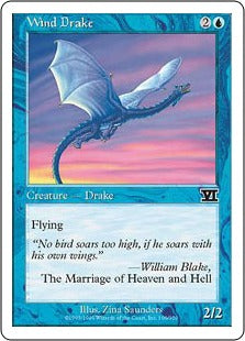 [106]【JP】風のドレイク/Wind Drake【6ED】[C][青]