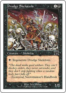 [123]【JP】蠢く骸骨/Drudge Skeletons【6ED】[C][黒]