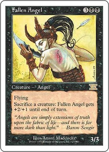 [127]【JP】堕天使/Fallen Angel【6ED】[R][黒]