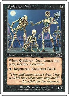 [140]【JP】キイェルドーの死者/Kjeldoran Dead【6ED】[C][黒]