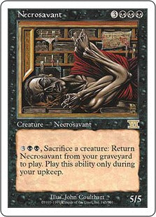 [145]【JP】ネクロサヴァント/Necrosavant【6ED】[R][黒]