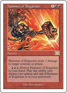 [188]【EN】ボガーダンの鎚/Hammer of Bogardan【6ED】[R][赤]