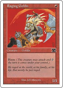 [200]【EN】怒り狂うゴブリン/Raging Goblin【6ED】[C][赤]