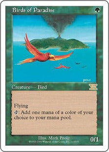 [217]【JP】極楽鳥/Birds of Paradise【6ED】[R][緑]