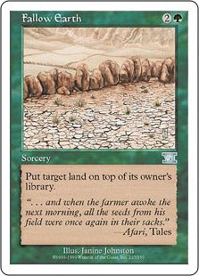 [227]【JP】休耕地/Fallow Earth【6ED】[U][緑]