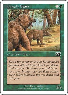 [236]【JP】灰色熊/Grizzly Bears【6ED】[C][緑]