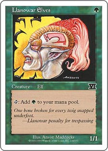 [239]【EN】ラノワールのエルフ/Llanowar Elves【6ED】[C][緑]