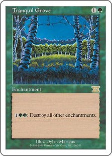 [258]【EN】平穏の樹林/Tranquil Grove【6ED】[R][緑]