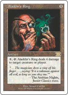 [271]【EN】アラジンの指輪/Aladdin's Ring【6ED】[R][茶]