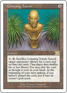 [288]【JP】にやにや笑いのトーテム像/Grinning Totem【6ED】[R][茶]