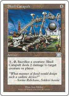[309]【JP】髑髏カタパルト/Skull Catapult【6ED】[U][茶]