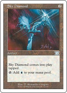 [310]【EN】空色のダイアモンド/Sky Diamond【6ED】[U][茶]