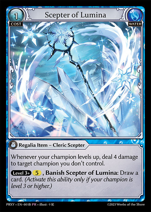 [001B]【EN】Scepter of Lumina【PRXY】[PR][Water]