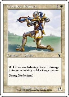 [012]【JP】弩弓歩兵/Crossbow Infantry【7ED】[C][白]