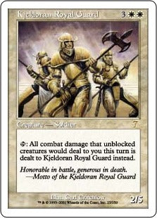 [023]【EN】【FOIL】キイェルドーの近衛隊/Kjeldoran Royal Guard【7ED】[R][白]