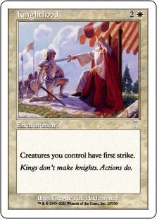 [025]【JP】騎士道/Knighthood【7ED】[U][白]