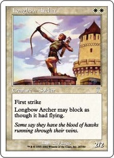 [026]【EN】長弓兵/Longbow Archer【7ED】[U][白]