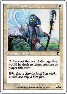 [038]【EN】サマイトの癒し手/Samite Healer【7ED】[C][白]