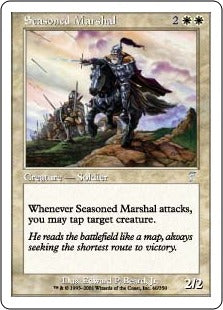 [040]【JP】【FOIL】歴戦の司令官/Seasoned Marshal【7ED】[U][白]