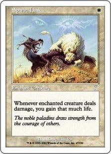 [047]【EN】【FOIL】魂の絆/Spirit Link【7ED】[U][白]