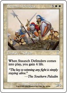 [050]【EN】堅牢な防衛隊/Staunch Defenders【7ED】[U][白]