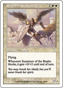 [052]【EN】【FOIL】世界を支える者/Sustainer of the Realm【7ED】[U][白]