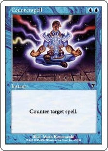 [067]【EN】【FOIL】対抗呪文/Counterspell【7ED】[C][青]