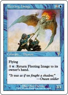 [074]【JP】【FOIL】束の間の映像/Fleeting Image【7ED】[R][青]
