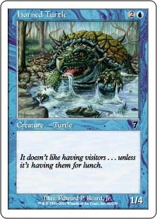 [080]【JP】角海亀/Horned Turtle【7ED】[C][青]