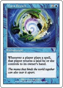 [085]【JP】【FOIL】マナ侵害/Mana Breach【7ED】[U][青]