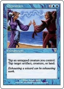 [092]【EN】【FOIL】対立/Opposition【7ED】[R][青]