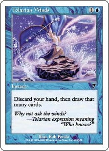 [105]【EN】【FOIL】トレイリアの風/Tolarian Winds【7ED】[C][青]