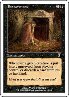 [120]【EN】【FOIL】死別/Bereavement【7ED】[U][黒]