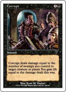 [124]【EN】【FOIL】堕落/Corrupt【7ED】[C][黒]
